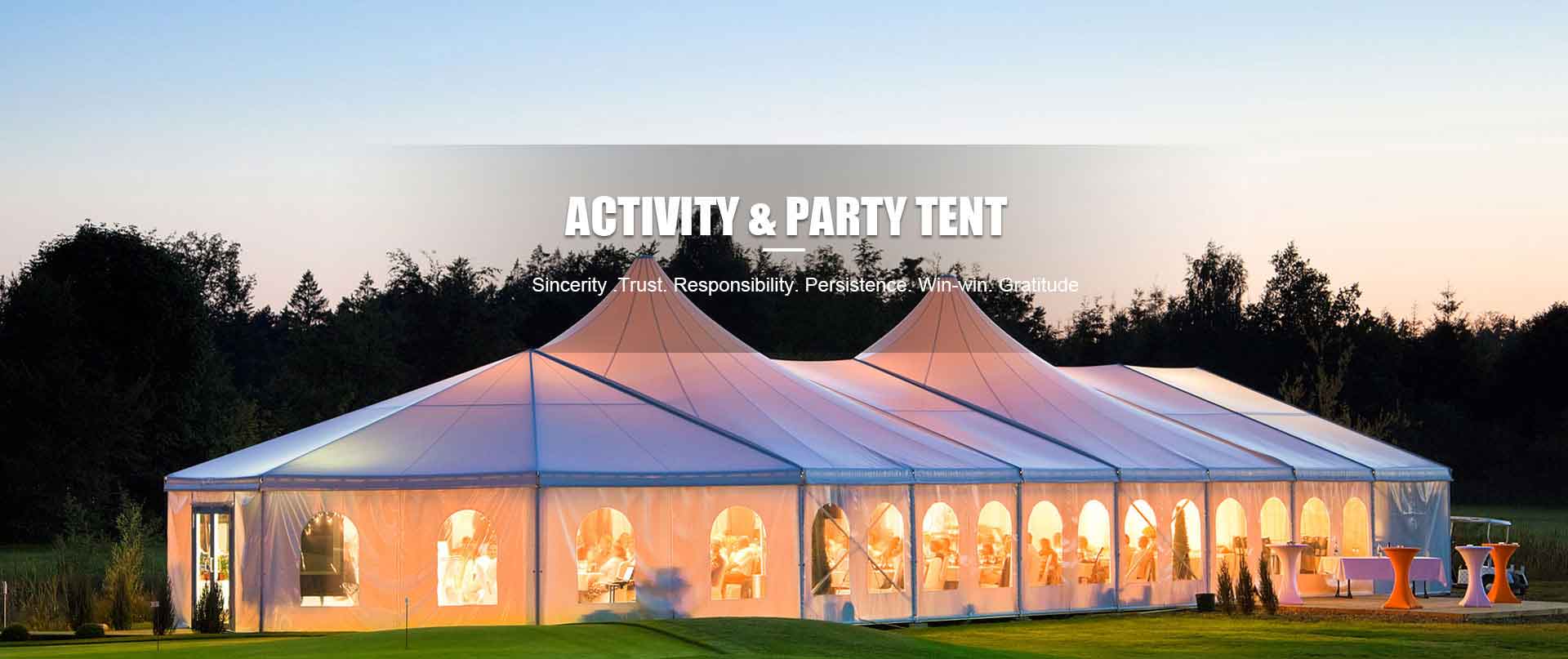 EVENTS & PARTY TENT