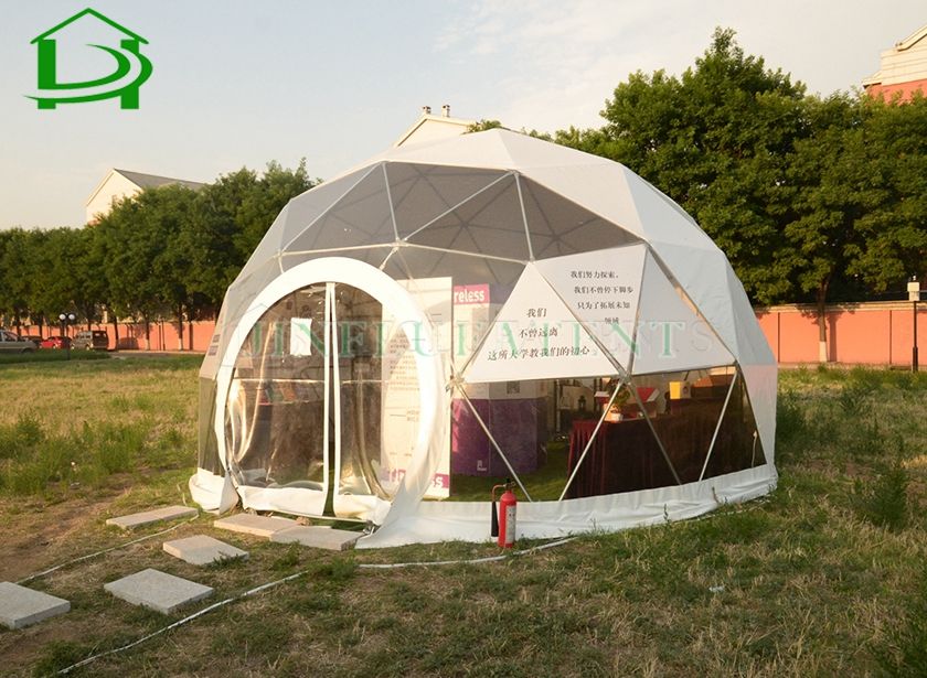 New Design Outdoor White Geodesic Dome Tent